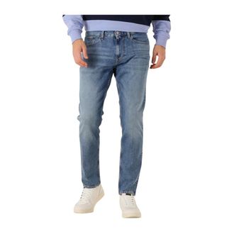 Tommy Jeans Heren Jeans Austin Slim Tprd Bi0134 Co - Heren - Jeans - Blauw - Maat: W34 L34 Katoen