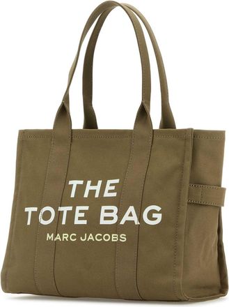 Marc Jacobs Womens Mano Tote Green Cotton