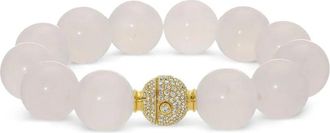 Octavia Elizabeth 18k yellow gold moonstone orb bracelet - White