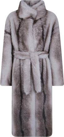 Frankie Shop Faux Fur & Shearling Jassen - Dames - Jassen - Grijs - S - Jassen