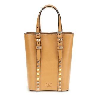 Valentino Garavani Borsa a tracolla mini Rockstud - - Bags - unisex - Marrone - ONE SIZE