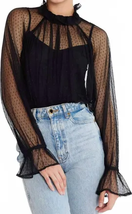 Mille Chantal Swing Top In Black