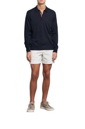 Orlebar Brown Merino Wool Polo - Black
