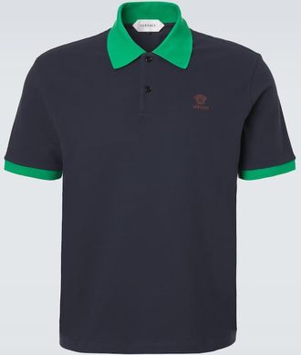 Versace Medusa cotton polo shirt