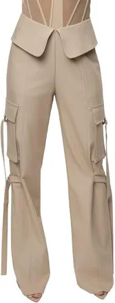 JLUXLABEL Downtown Cargo Pant in Stone at Nordstrom, Size X-Large