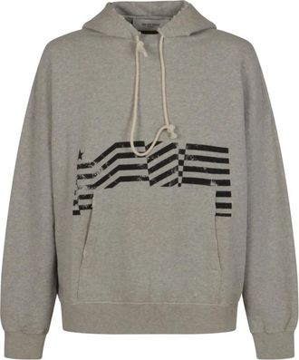 Golden Goose Journey Hoodie - Heren - Hoodies - Grijs - L - Katoen - Hoodies & sweatvesten