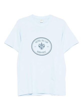 Sporty & Rich Eden graphic-detail T-shirt - Blue