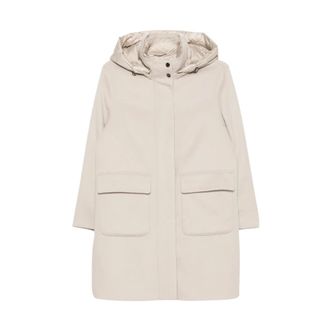 Mabrun Bianca Hooded Coat - Dames - Mantels - Beige - Maat: L