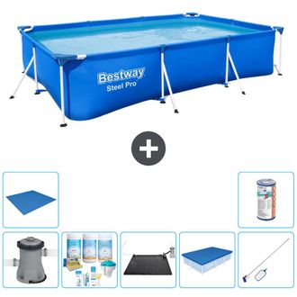 Bestway Piscina Bestway Steel Pro Rectangular - 300x201x66 Cm - 8-piezas S21560