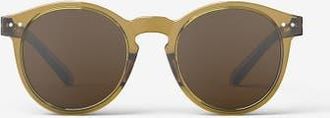 Izipizi M 52mm Pantos Sunglasses in Golden Green at Nordstrom, Size +0.00