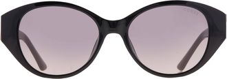 Guess Smoke Gradient Oval Ladies Sunglasses GF6194 01B 53