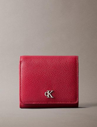 Calvin Klein Cartera De Piel Con Monograma Rfid