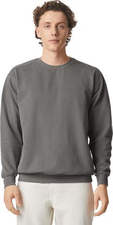 Comfort Colors Mens Crewneck Sweatshirt, Style G1566/G1545, Grey, S