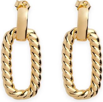 Argento Vivo Door Knocker Rope Drop Earrings in Gold at Nordstrom