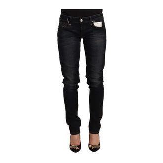 Acht Slim-fit Jeans, female, Black, Size: W26 Low Waist Slim Fit Denim Jeans