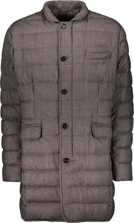 Moorer Heren, Mantels, Bruin, Maat: 4XL Wol