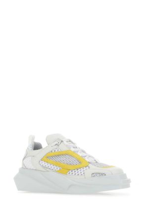 Alyx Two-Tone Leather Hiking Sneaker - White