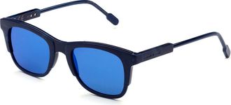 Italia Independent II 0940 021.022 Mens Sunglasses Blue Size 50