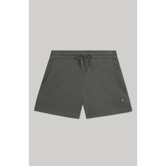 Dalix Womens Martini Midweight Washed Fleece Shorts in Shadow at Nordstrom, Size Xx-Large