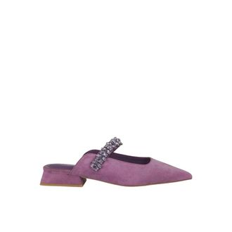 Alma En Pena Hak schoen strass band - Dames - Muiltjes - Paars - 38 EU - Leer - Schoenen