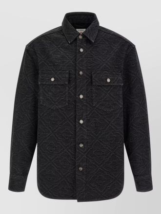Casablanca monogram denim shirt