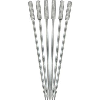 Prodyne Stainless Steel Classic Cocktail Picks, Set of 6 in Silver at Nordstrom