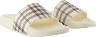 Burberry Womens Furley Sandals Beige Synthetic