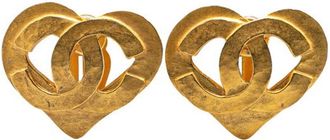 Chanel Plating Clip Earrings (Pre-Owned)