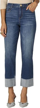 Wit & Wisdom Wit & Wisdom Blue High Rise Round Up Boyfriend Jean
