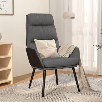 vidaXL Sill&oacute;n De Relax De Tela Gris Claro Vidaxl