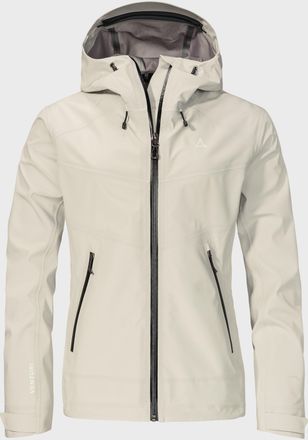 Sch&ouml;ffel Outdoorjacke SCH&Ouml;FFEL Hiking Jacket Style Cascata WMS, Damen, Gr. 36, beige (9040, natur), Oberstoff: Aussenseite: 100% Polyester, Innenseite: 100% Po