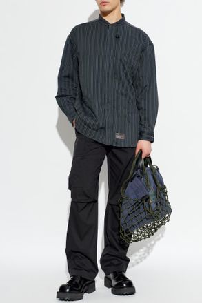 Oakley Striped Shirt, Mens, Grey