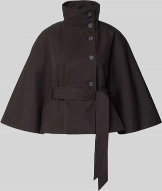 Gina Tricot Trenchjacke mit Stehkragen Modell Isa in Black, Gr&ouml;&szlig;e XS