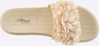 Siebi&acute;s Badepantolette SIEBIS, Damen, Gr. 37, vanille, Synthetik, Schuhe Badepantolette