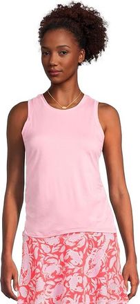 Lilly Pulitzer Heston Tank Top Upf 50+ Womens Clothing Conch Shell Pink : XXS, Polyester/Rayon