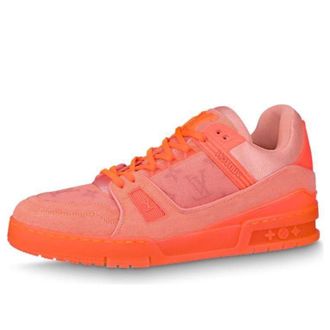 Louis Vuitton x Virgil Abloh Trainer Sneakers Virgil Peach 1A8KCS