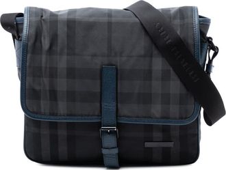 Burberry Pre-owned Burberry Smoke Check Nylon Messenger Bag Ladies DPW923PZW6NYF14G