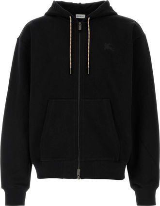 Burberry Black Cotton Oversize Sweatshirt