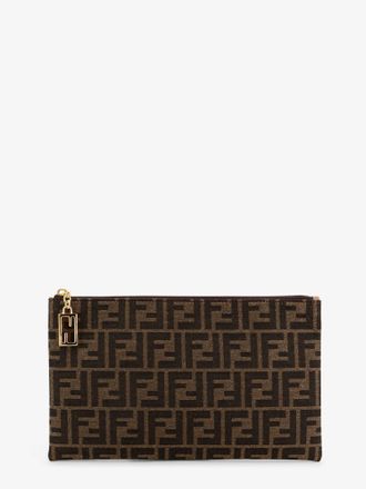 Fendi Pouch Medium Flat in tessuto FF Jacquard - FENDI - gender_Woman