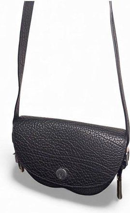 Burberry Pre-owned Womens Chess Satchel Bag - Black Calf Leather - One Size