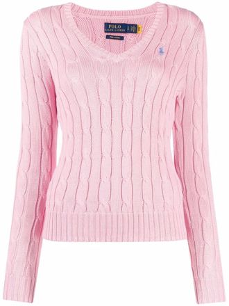 Polo Ralph Lauren Kabelgebreide trui - Roze