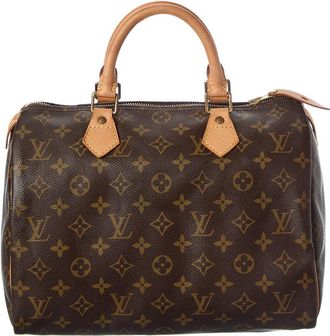 Louis Vuitton Brown Monogram Coated Canvas Speedy 30 (Authentic Pre-Loved)