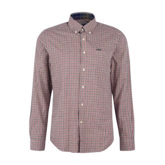 Barbour Twill Button Down Overhemd - Heren - Casual Overhemden - Veelkleurig - M - Leer - Overhemden