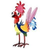 OEM Gallo De Hierro Forjado Para Exteriores (1 Pieza), Decoraci&oacute;n De Jard&iacute;n En Forma De L. - Crezuo