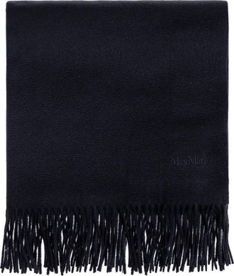 Max Mara Baci Sjaal - Dames - Wintersjaals - Blauw - ONE Size - Kasjmier - Accessoires