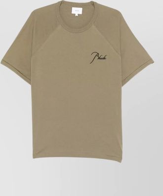 Rhude raglan crew neck short sleeve t-shirt