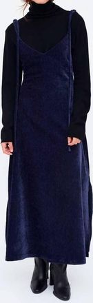 Compa&ntilde;&iacute;afant&aacute;stica Tie Shoulder Maxi Dress In Navy