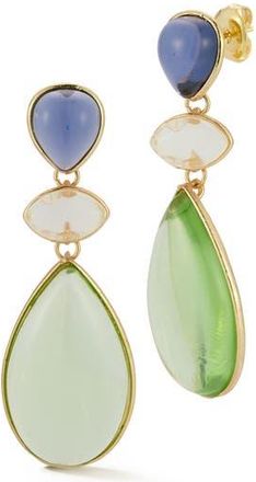 Sphera Milano Mixed CZ Drop Earrings in Gold Multi at Nordstrom Rack