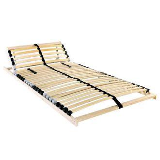 vidaXL Vidaxl - Letto Incassato Marrone 90 X 190 Cm Legno Massello Di Faggio