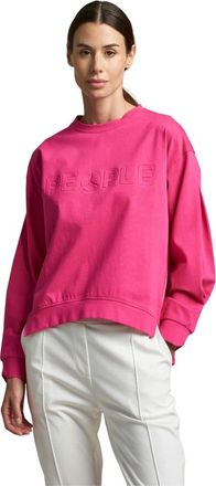 People of Shibuya Felpa met PEOPLE-opdruk - Dames - Tops - Roze - Maat: M